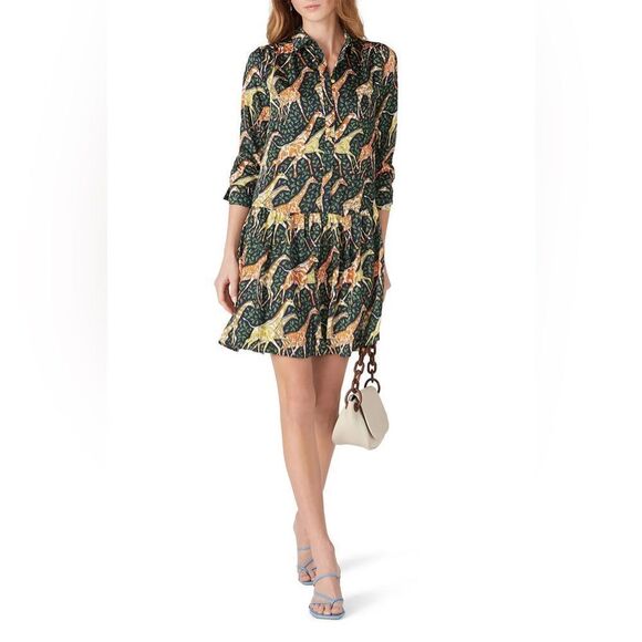 J.Crew Giraffe Dress Sz S‎ - Picture 1 of 8
